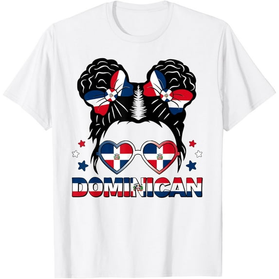 Dominican Republica Hispanic Heritage Dominicana Kid Girls T-Shirt