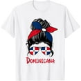 thumbnail image 1 of Dominicana Dominican Girl Republica Dominicana Republic T-Shirt White 3X-Large, 1 of 4