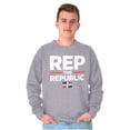 thumbnail image 1 of Dominicana Rep the Republic Cool Flag Sweatshirt for Men or Women Brisco Brands S, 1 of 5