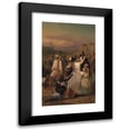 thumbnail image 1 of Dominicus Anthonius Peduzzi 11x14 Black Modern Framed Museum Art Print Titled - Hambroeks Self -Sacrifice in Formosa, Anno 1660 (1859), 1 of 5