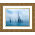 thumbnail image 1 of Dominik, Garcia 14x11 Gold Ornate Wood Framed with Double Matting Museum Art Print Titled - Over The Water, 1 of 4