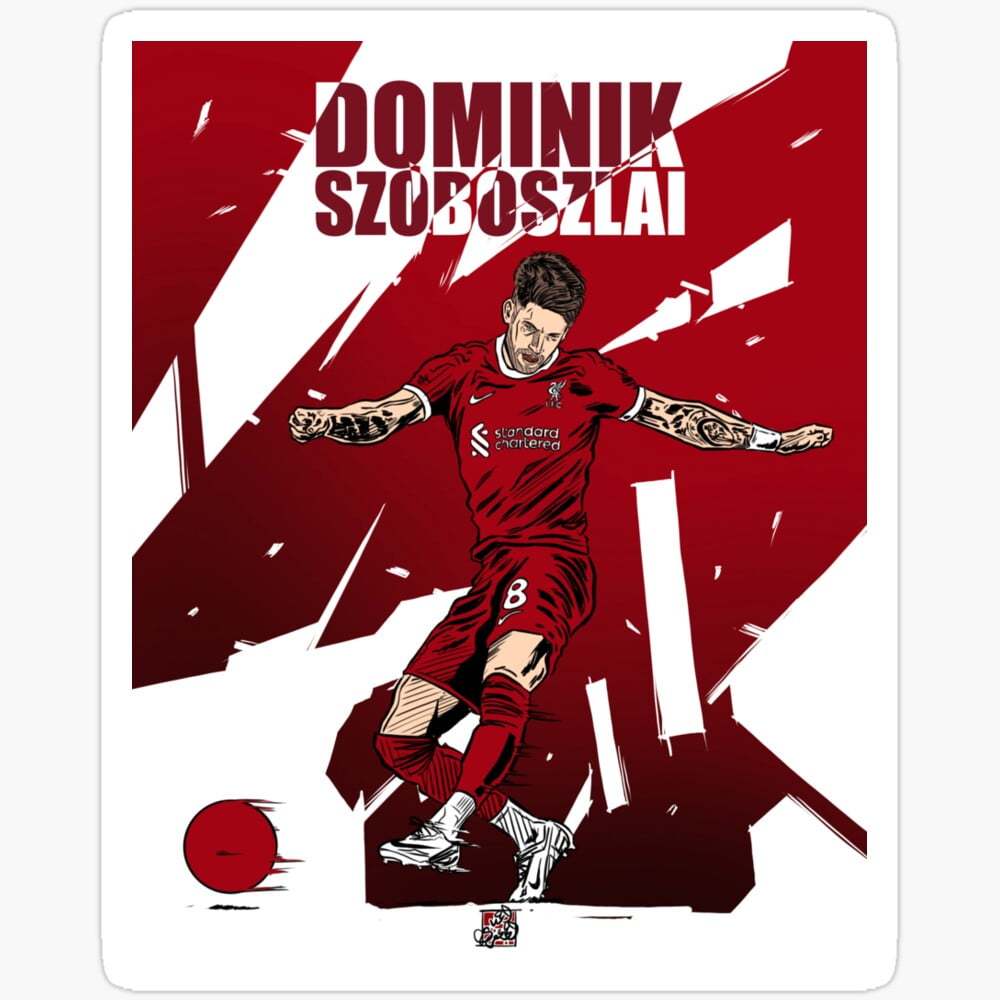 Dominik Szoboszlai Liverpool Sticker Phone Decal Water Bottle Stickers ...