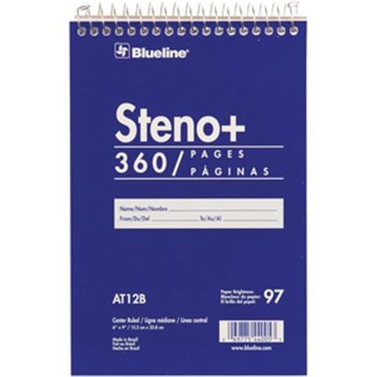 Dominion Blueline REDAT12B Jumbo Steno Pad 360 Sheets