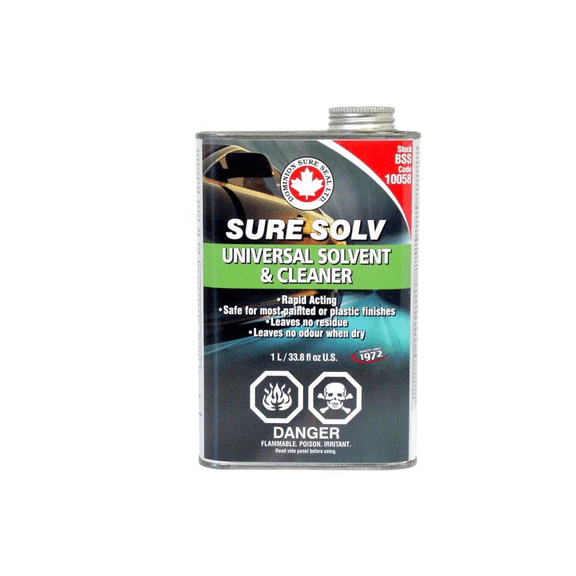Dominion Sure Seal 10058 Universal Solvent and Cleaner, 1 qt Can, Liquid