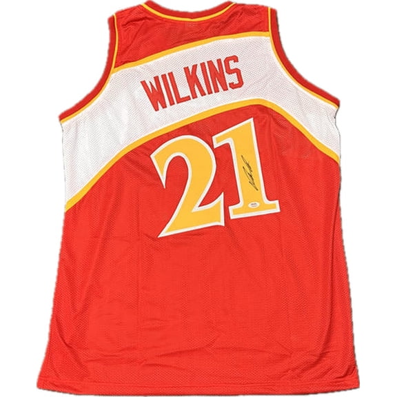 Pre-Owned Dominique Wilkins signed jersey PSA/DNA Atlanta Hawks Autographed
