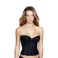 thumbnail image 1 of Dominique Annabel Strapless Lace Longline Bridal Bra #7749 - Plunge Front, Detachable Garters -Lingerie for Women, 1 of 6