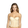 thumbnail image 1 of Annabel Strapless Lace Longline Bridal Bra with Detachable Garters, 1 of 7
