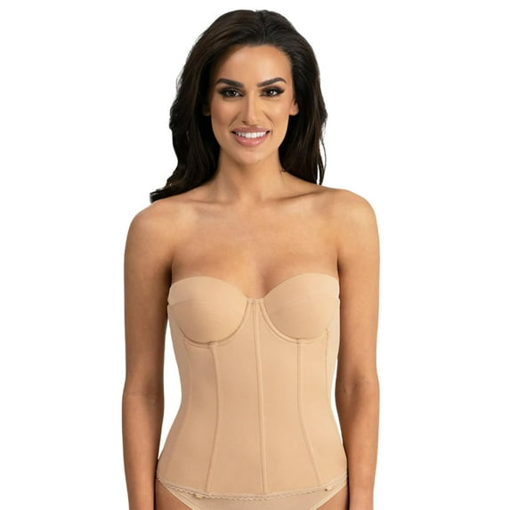 Brianna Low back Convertible Strapless Corset Bra