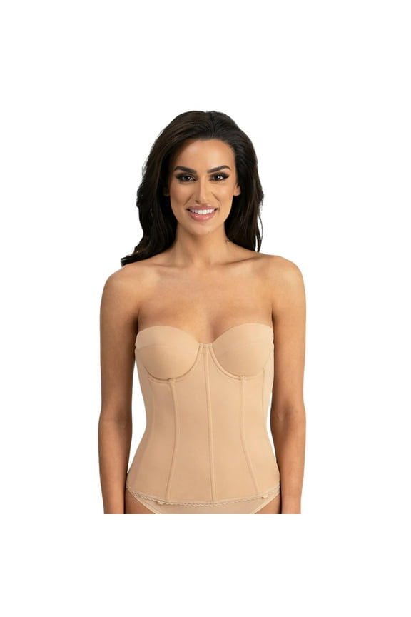 Brianna Low back Convertible Strapless Corset Bra