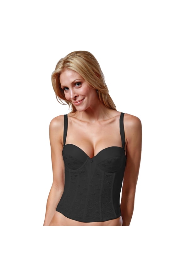 Chopper Lace Strapless Bustier – Convertible Low Back Design, Cotton Lined Support (#8739) – Lingerie for women