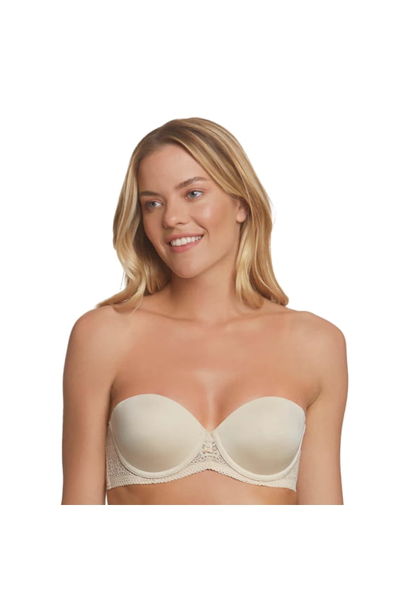 Tessa Lace Strapless Bra #7402 – Full Figure Convertible Bra with Spacer Cups & Lace Wings - Lingerie for Women