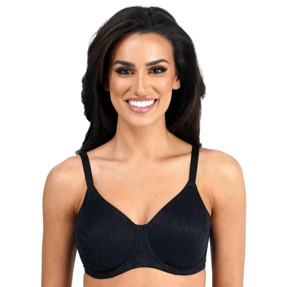 Dominique Women’s Jacqueline Jacquard Minimizer Bra #7018 – Seamless Full Figure Underwire Lingerie for Women