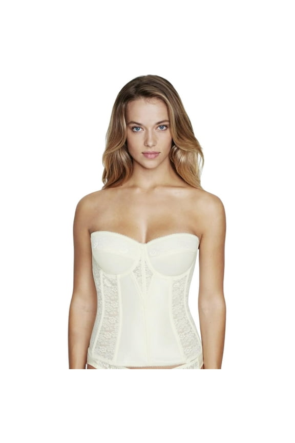 Colette Lace Low Back Convertible Corset Longline Bra