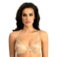 thumbnail image 1 of Dominique Women’s Meryl Front Closure Minimizer Racerback Bra #7050 – Seamless Full Figure Underwire Lingerie for women, 1 of 6