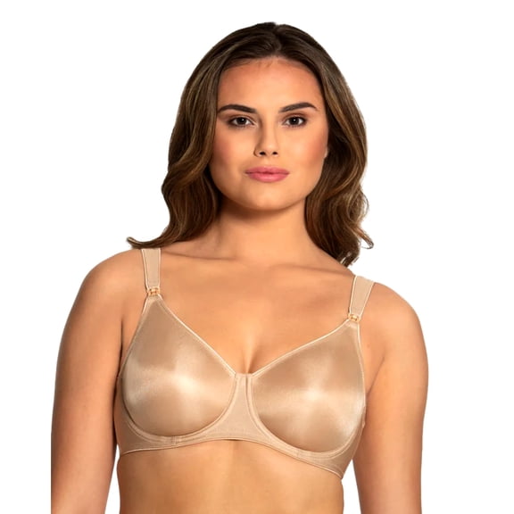 Dominique Nanette Seamless Nursing Bra #7600 - Comfort Maternity Bra with One-Hand Clips, Wide Straps - Lingerie for women