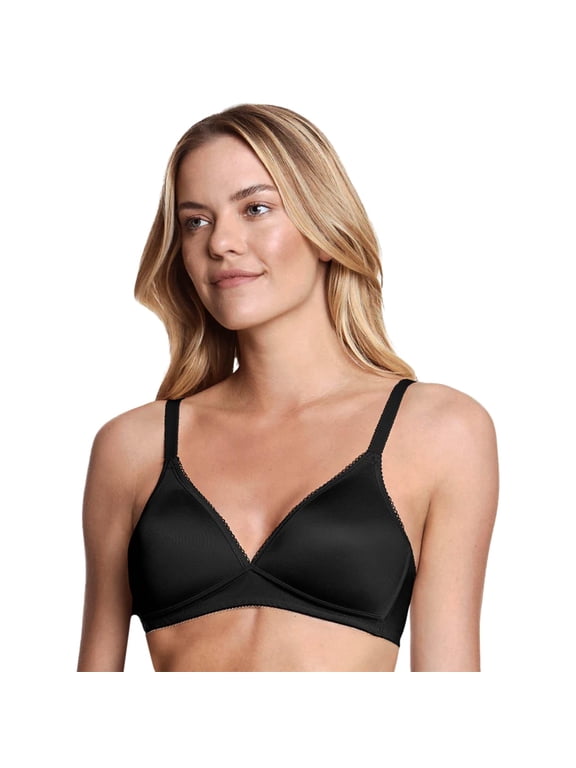 Sara Wire-Free Soft Cup T-Shirt Bra #5400 – Seamless Everyday Comfort Bra with Memory Foam Cups - Lingerie for Women