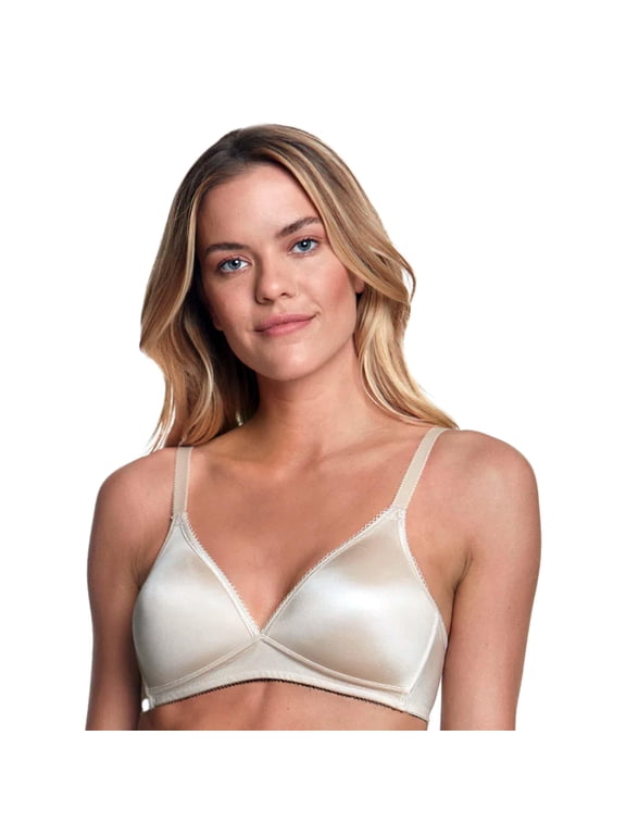 Sara Wire-Free Soft Cup T-Shirt Bra #5400 – Seamless Everyday Comfort Bra with Memory Foam Cups - Lingerie for Women