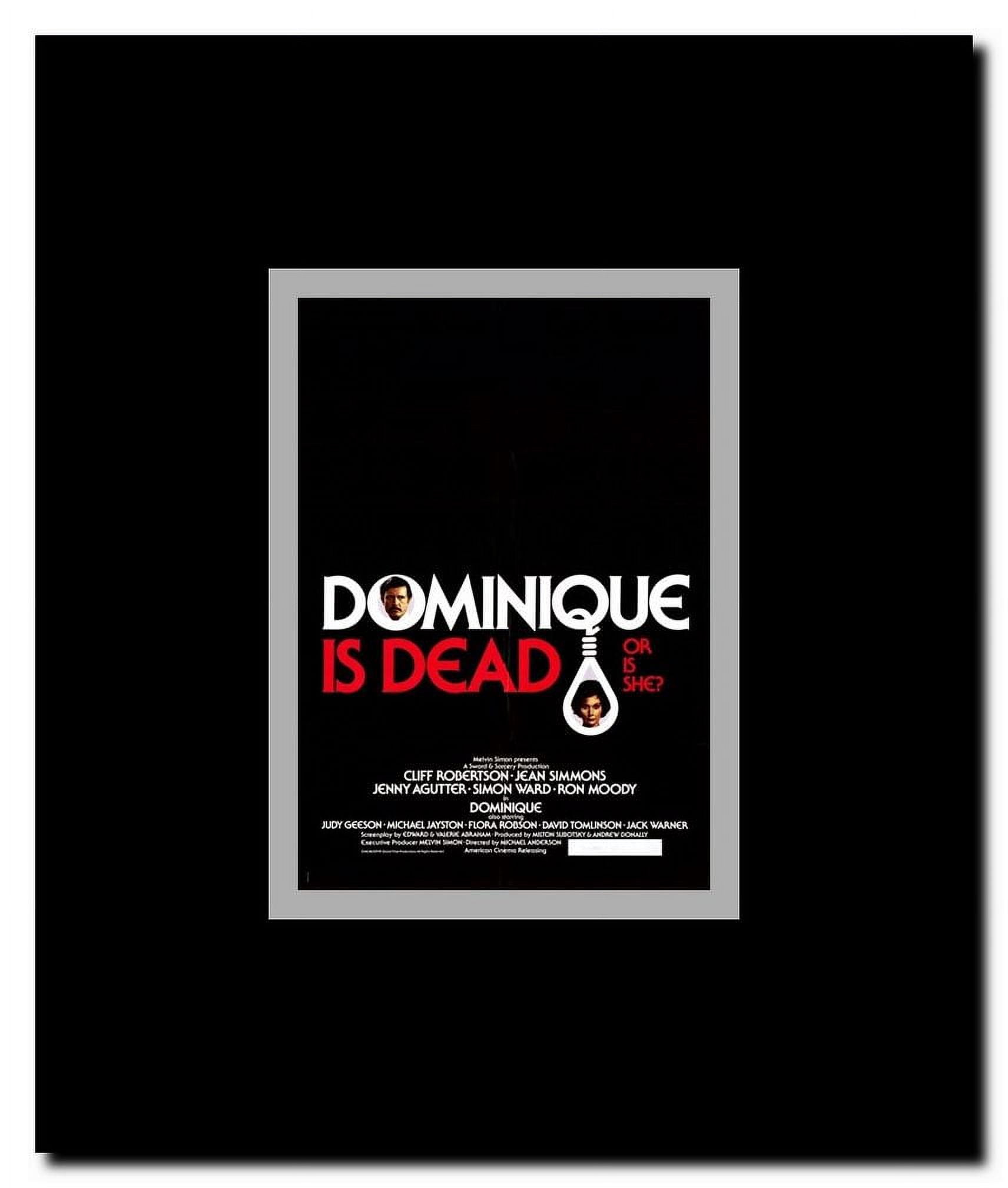 Dominique is Dead Framed Movie Poster
