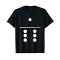 thumbnail image 1 of Domino 1 and 6 Matching T-Shirt Halloween Group Costumes 1-6, 1 of 1