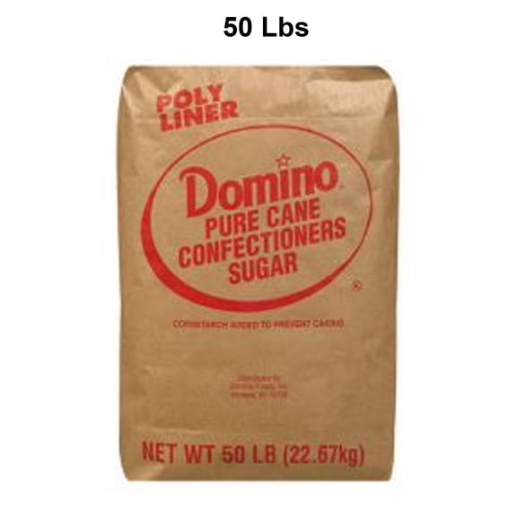 Domino 10X Powdered Sugar - 50 Lbs - The Ultimate Sweetening Powerhouse