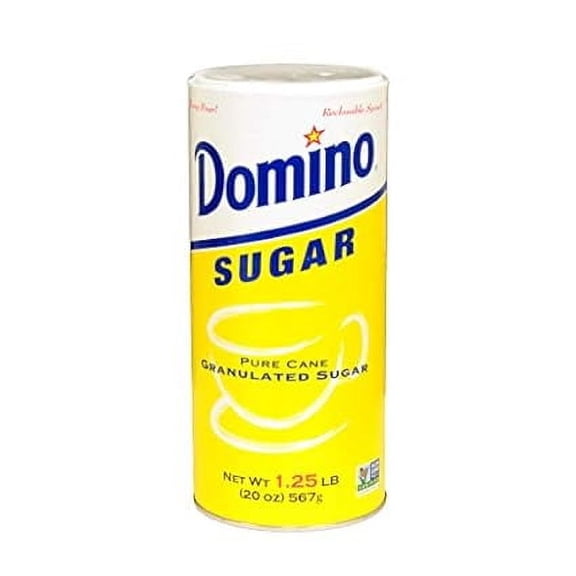 Domino Canister Sugar, 1.25 lb - Case of 24