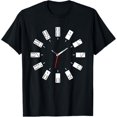 Domino Clock Domino Player Dominoes Lover Tile Game TShirt