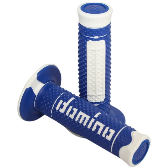 Domino Diamonte Blue/White Handlebar Grips (A26041C4648A7-0)