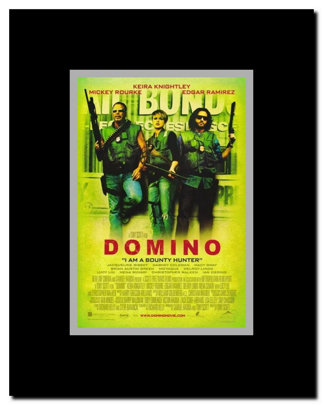 Domino Framed Movie Poster