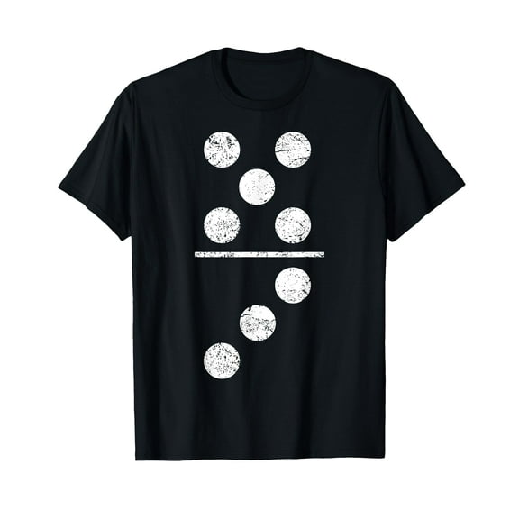 Domino Game TShirt Tile Pieces Trendy Group Family Matching T-Shirt