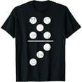 thumbnail image 1 of Domino Game TShirt Tile Pieces Trendy Group Family Matching T-Shirt, 1 of 4