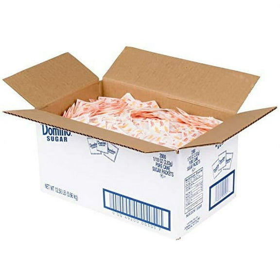 Domino Granulated Sugar Portion Packets, 2000 ct