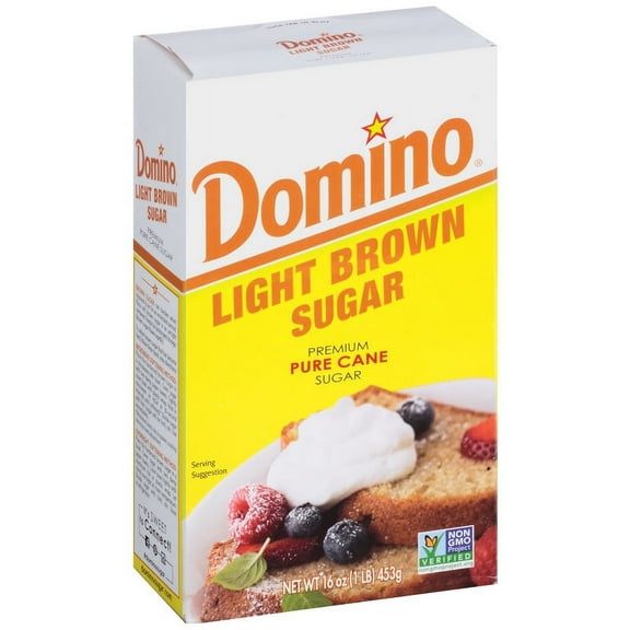 Domino Light Brown Sugar, 1 lb - Case of 24