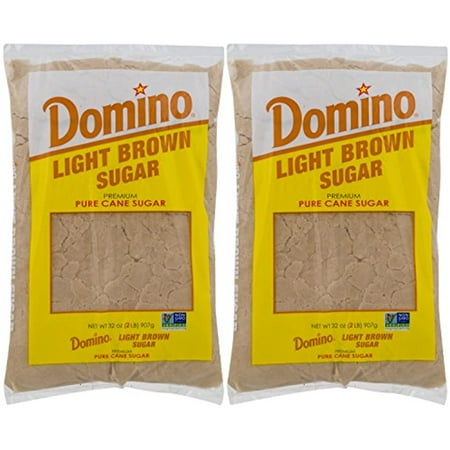 Domino Light Brown Sugar 2 Lb (32 Oz), Pack Of 2