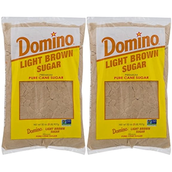 Domino Light Brown Sugar 2 Lb (32 Oz), Pack Of 2