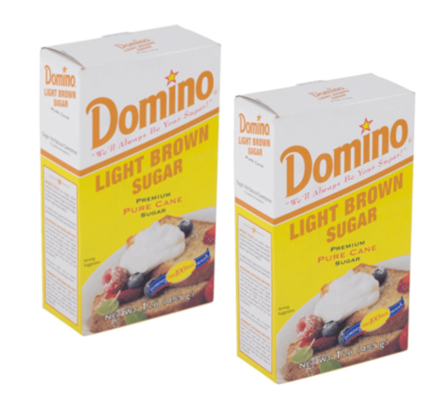 Domino Light Brown Sugar Pure Cane Sugar, 16.0 OZ - Pack of 2 - Walmart.com