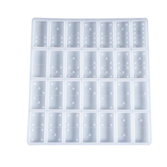 Giaone Handmade Jumbo Silicone Dominoes Mold 28 Cavities Dominoe Games Mold DIY Crafts