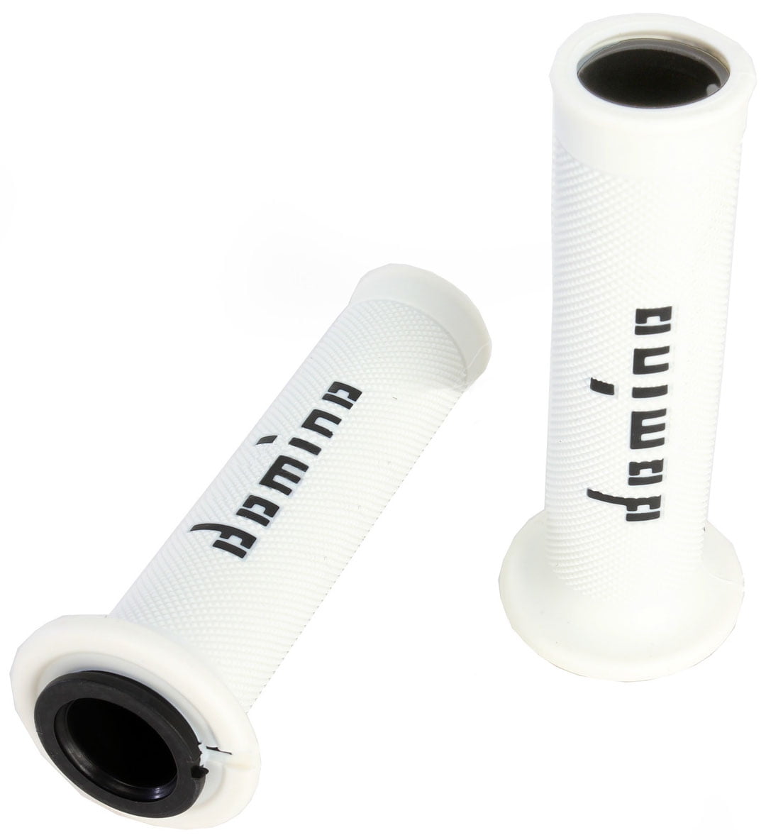 Domino MotoGP White/Black Twist Throttle Handlebar Grips (A24041C4046A7-0)