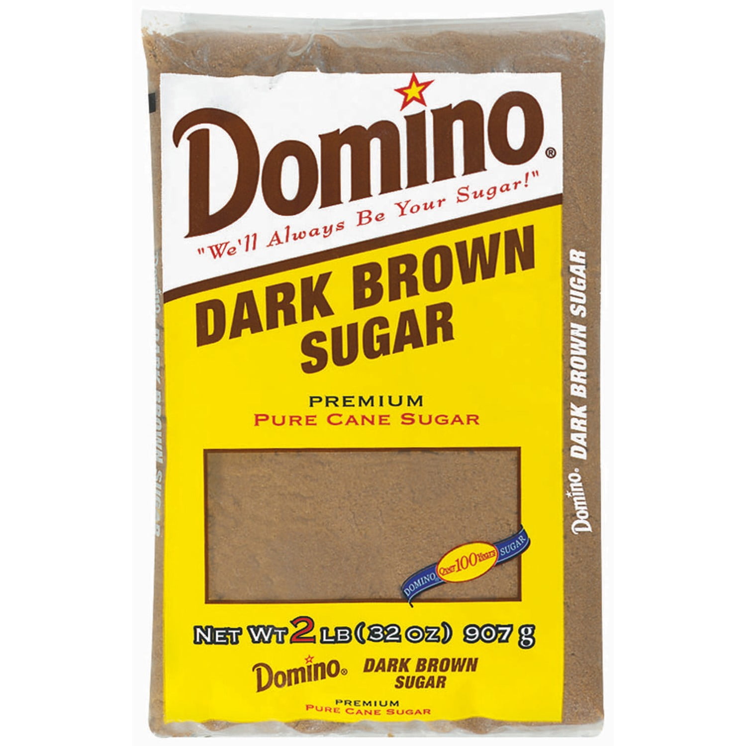 Domino Dark Brown Sugar, 2 lb - Walmart.com