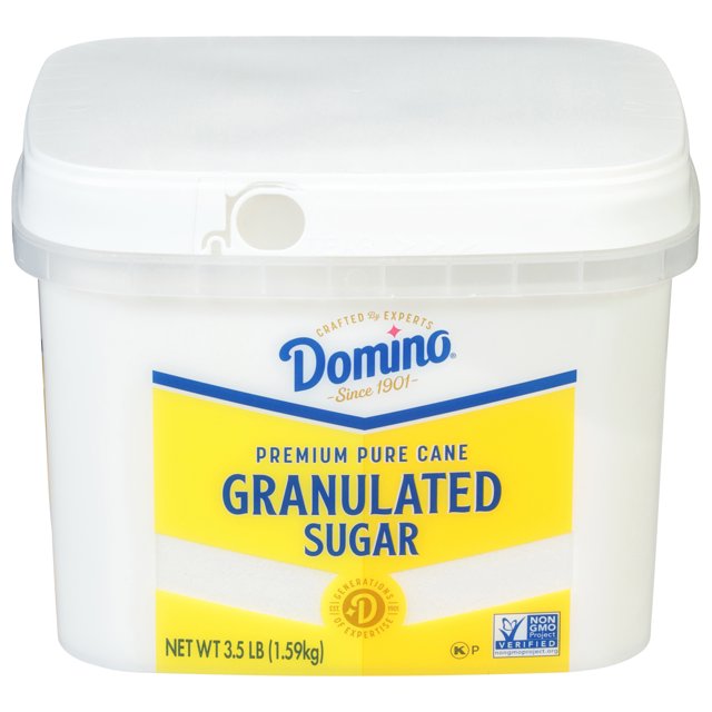 Domino Premium Pure Cane Granulated Sugar, 3.5 lb Tub - Walmart.com