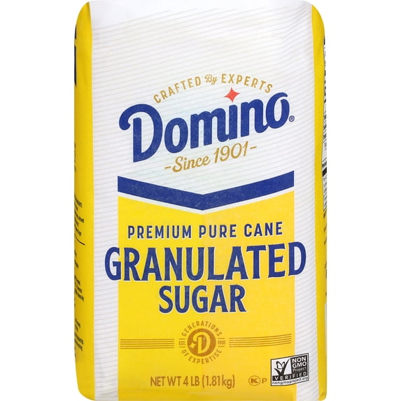 Domino Pure Cane Granulated Sugar, 4 lb. Bag