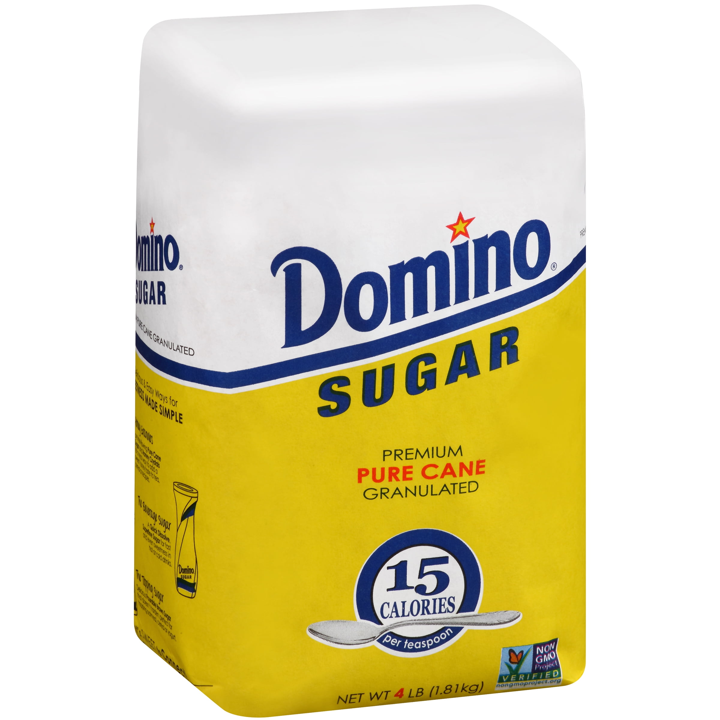 Domino® Pure Cane Granulated Sugar, 4 lb Baking, Preserving