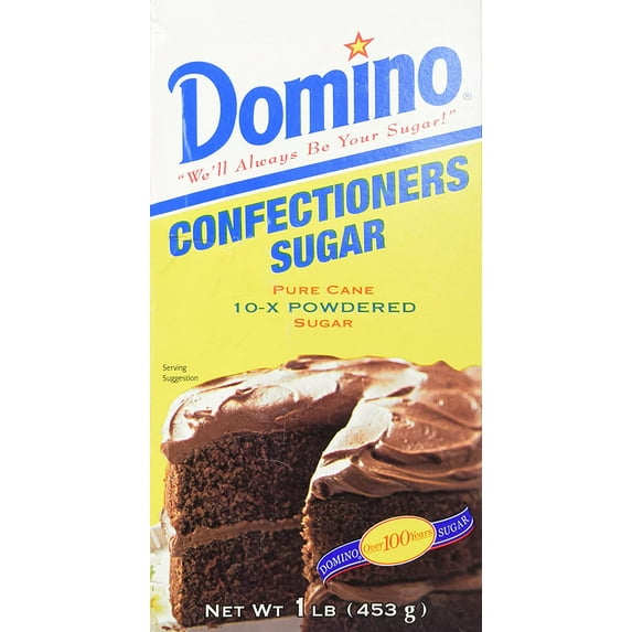 Domino Pure Cane Confectioners JKF25 Powdered Sugar, 1 lb