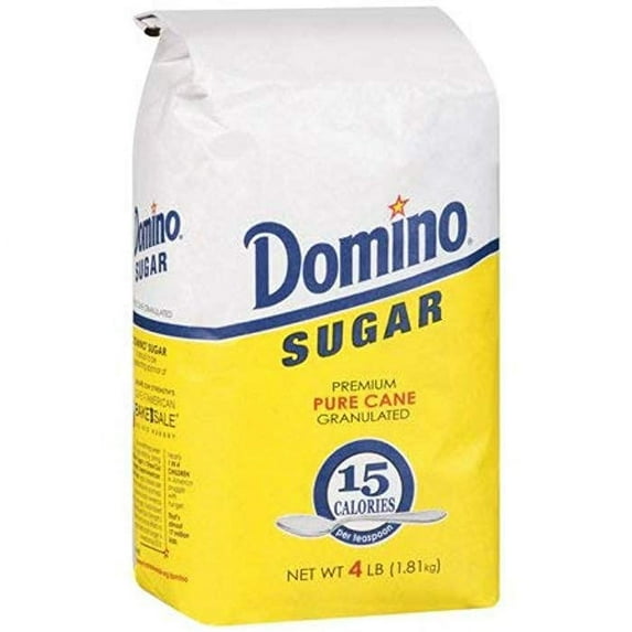 : Pure Cane Granulated Sugar, 4 Lb (2 Pack)