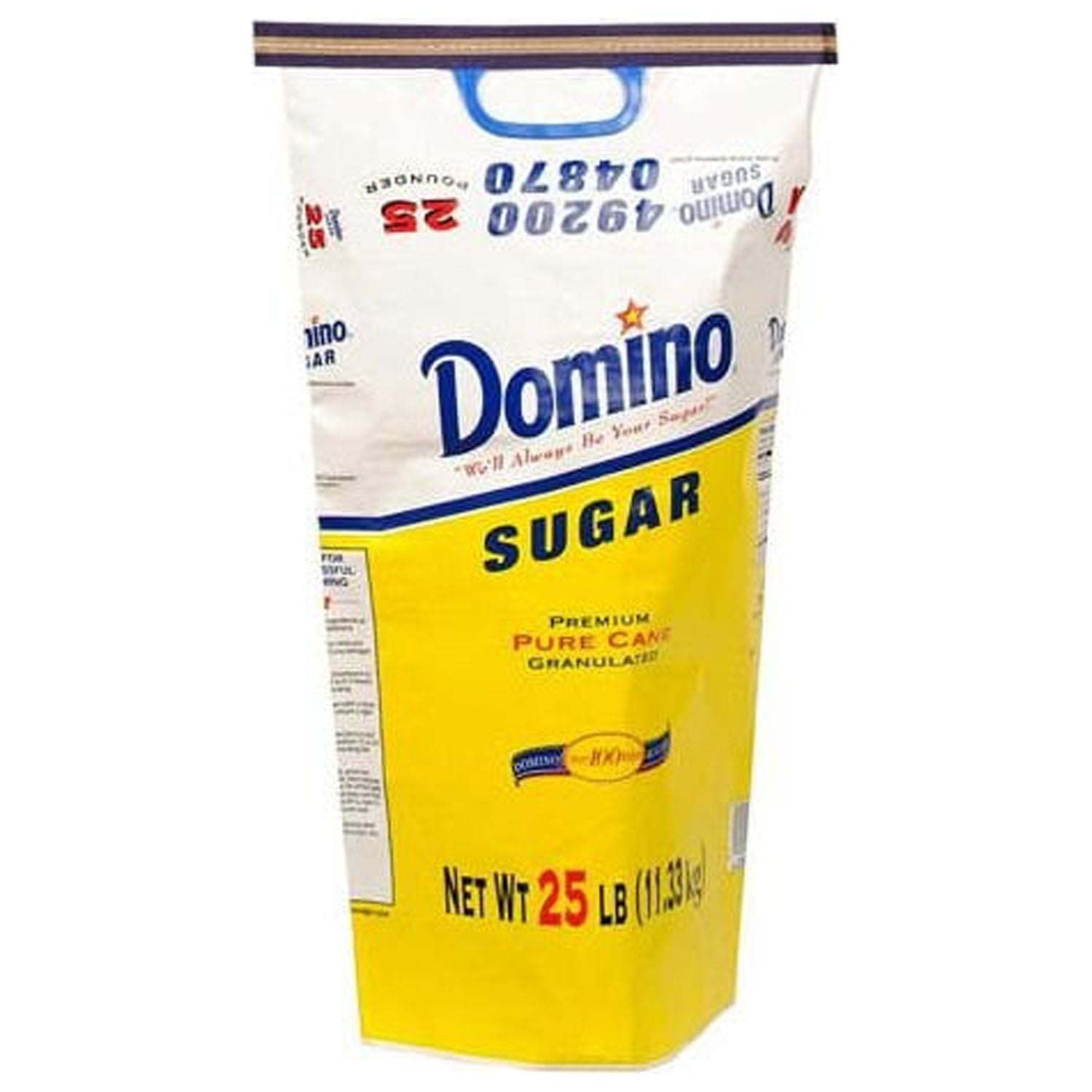Domino Sugar, Granulated, 25-Pound Bags
