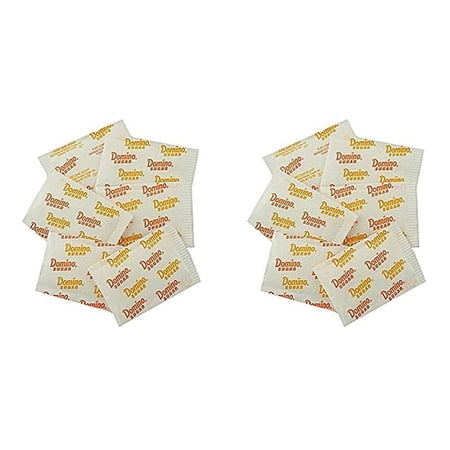 Domino Sugar Packets .10 Oz, 100 count Pack of 2