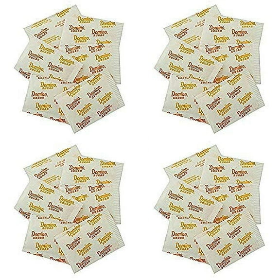 Domino Sugar Packets .10 .. Oz, 100 count Pack .. of 4