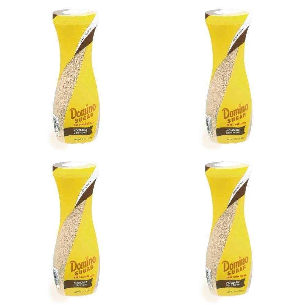 Domino Sugar Pourable Light Brown Pack of 4