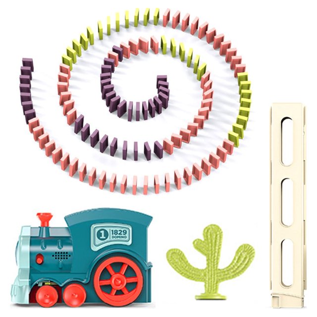 Domino Train Set for 3+ Years Old Kids Parentchildren Interactive