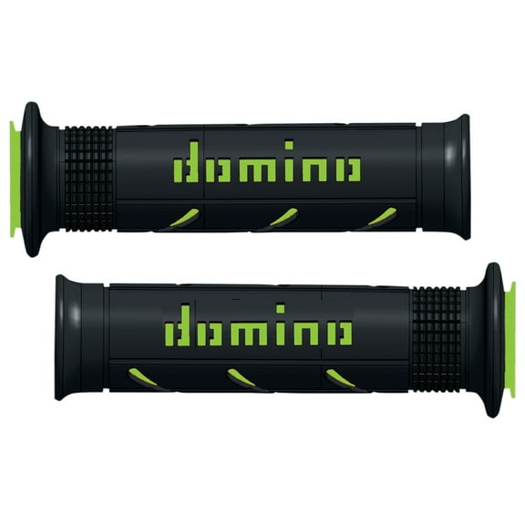 Domino XM2 Twist Throttle Black/Green Handlebar Grips (A25041C4440C7-0)