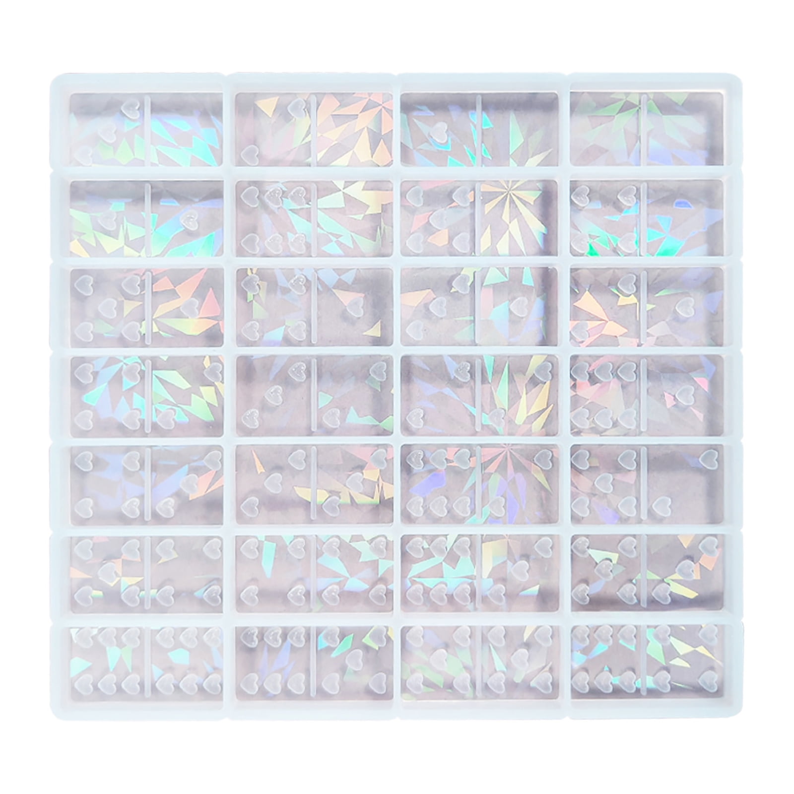 Dominoe Ornament Silicone Mold Epoxy Resin Molds for Crafts Making Jewelry Accessory